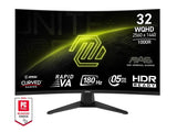 Monitor 32" MSI MAG 325CQF VA, 180Hz, 0.5ms, 2560x1440 WQHD, HDMIx2, DP, Type-C(15W PD), Curved
