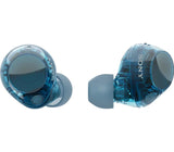 Слушалки Sony WF-C710 Bluetooth безжични, транспарентно сини