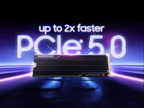 SSD M.2 Samsung NVMe 9100 Pro со ладилник 1TB PCIe 5.0 x4