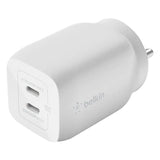 Karikues Universal me USB Belkin 65W GAN Dual USB-C i Bardhë