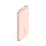 Батерија Belkin 10K 10000mAh Тип-C 15W, 2 x USB-A, 1 x Тип-C порт, Розова