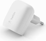 Универзален USB полнач за напојување Belkin 20W PD PPS USB-C бел