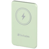 Моќен багер Verbatim Charge'N'Go магнетен безжичен 5000mAh зелен