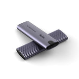 Надворешен решетка за SSD NVMe M.2 PCIe/SATA SSD Netac WH51 USB тип-C/тип-A
