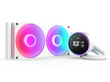 Ладилник за ладење NZXT Kraken Elite 280 RGB V2 LCD бел