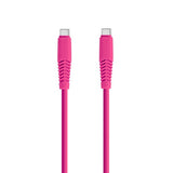 Кабел USB 2.0 Тип-C до Тип-C 1.5m Setty PD20W Розов