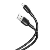 Кабел USB-A до Lightning 1м XO NB212 црн
