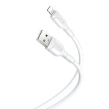 Кабел USB-A до Lightning 1м XO NB212 бел