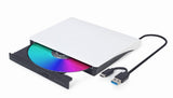 DVD RW +/- Gembird надворешен USB 3.0 црно-бел