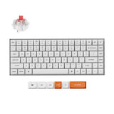 Тастатура Keychron K2 Max 75% QMK Безжична заменлива RGB Keychron Super Red Switch - Бела