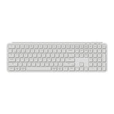 Тастатура Keychron B6 Pro со целосна големина, ултра тенка безжична - слонова коска бела