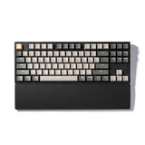 Потпора за зглоб Keychron силикон PR45 за TKL тастатури со нормален профил на дланка/зглоб - црна
