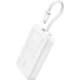 Моќна батерија Anker Zolo 20K, 30W, (Вграден USB-C кабел) Бела
