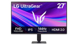 Monitor 27" LG 27G411A-B UltraGear Gaming IPS FHD 144Hz 1ms HDMI/DP/FreeSync/G-Sync