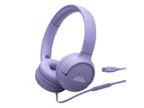 Слушалки JBL Tune 520C USB тип-C виолетова