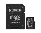 Secure Digital Micro Kingston 256GB SDXC Canvas Select Plus cl10 UHS-I V10 150MB Read A1 со адаптер