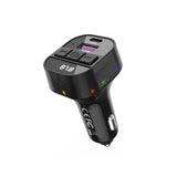Безжичен Bluetooth FM предавател XO BCC17 со слободни раце/полнач 30W со LCD екран