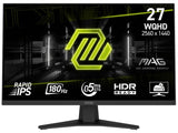 Monitor 27" MSI MAG 274QF Gaming Rapid IPS, 180Hz, 0.5ms, 2560x1440 WQHD, HDMIx2, DP, Tilt, VESA