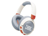 Слушалки JBL JR470 за деца со активно поништување на бучава Bluetooth со микрофон, бели