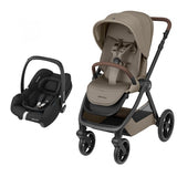 Maxi Cosi Oxford Twillic Truffle+CabrioFix i-Size Essential Black