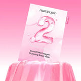 NUMBUZIN No.2 Rose PDRN Overnight Collagen Mask 37ml 1pcs