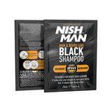 Nishman Black Shampoo Sachets 25 ml(10pcs In Box)
