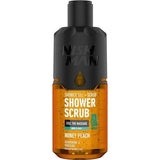 Nishman Shower Gel + Scrub Mineral Scrub – Honey Peach (480 ml)