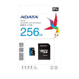 ADATA 256GB microSDHC Класа 10 со адаптер UHS-I