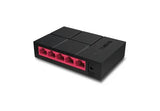 Mercusys MS105G 5-портен гигабитен мини десктоп прекинувач