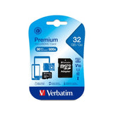 VERBATIM MICRO SDXC 32GB PREMIUM INC. АДАПТЕР КЛАСА 10
