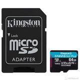 Kingston 64GB Canvas Go Plus microSDXC мемориска картичка