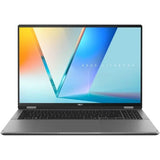 Лаптоп ASUS Vivobook 16 Flip OLED TP3607SA-RJ005 / Екран на допир / Ранец ASUS (мат сива)