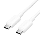 VENTION USB Тип-C машки на Тип-C машки 3A кабел 1M бел ПВЦ тип