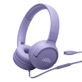 JBL T 520 USB-C Purple wired headphones