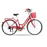 MAX LADY 8.0 28" ЦРВЕН ВЕЛОСИПЕД