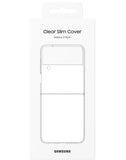 Футрола Samsung за Galaxy Flip 4, силиконска транспарентна