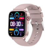 North Edge Healthcare Watch ET570 Pink со отчукувања на срцето, крвен притисок, кислород во крвта, гликоза во крвта