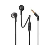 JBL T205 слушалки со микрофон во црна боја