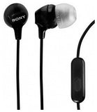 Слушалки Sony MDR-EX15APB со микрофон, црни