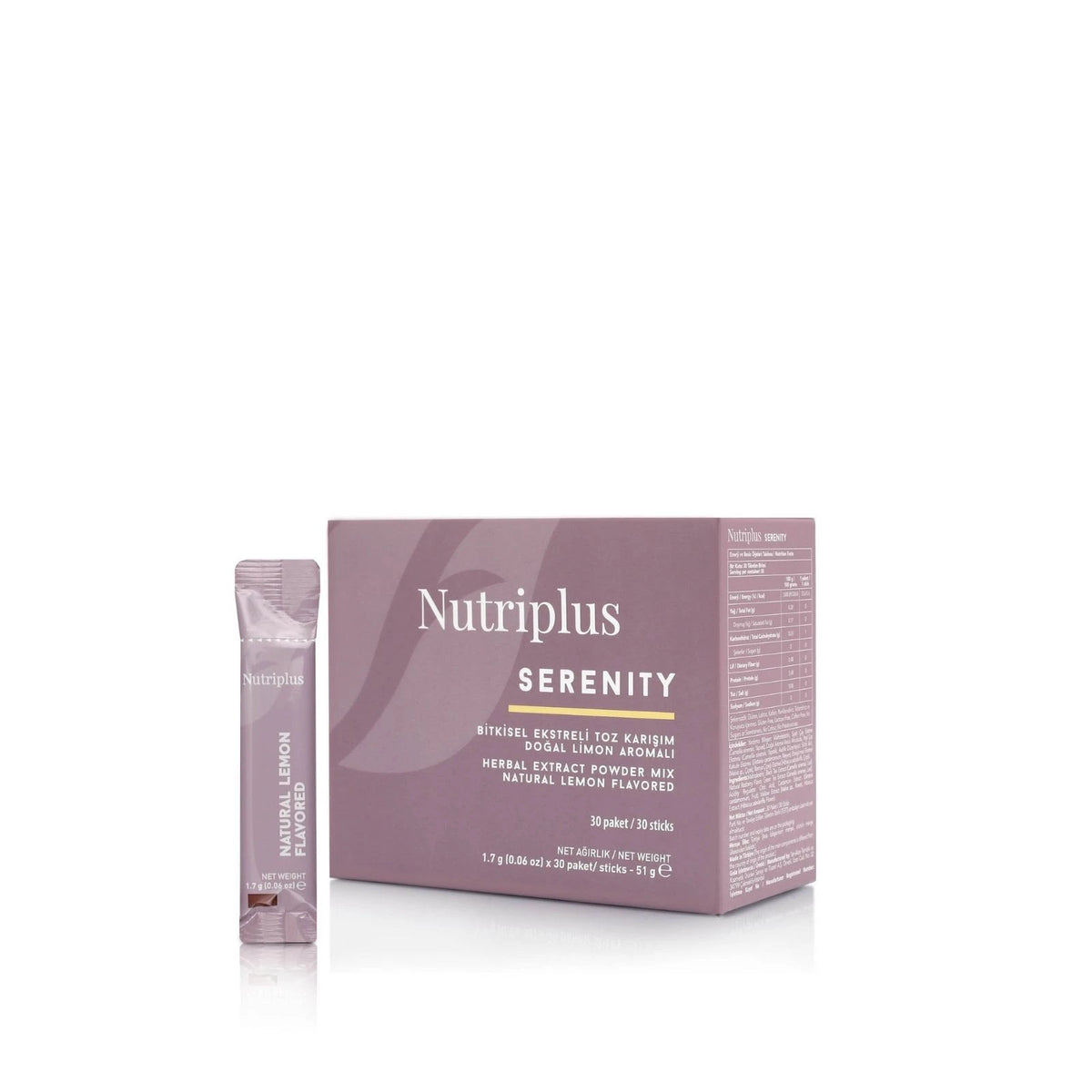 NUTRIPLUS SERENITY LEMON 1,7GR 30PCS