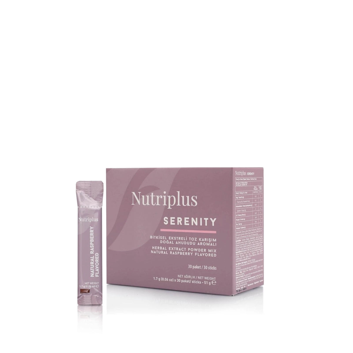 NUTRIPLUS HERBAL TEA WITH NATURAL RASPB.