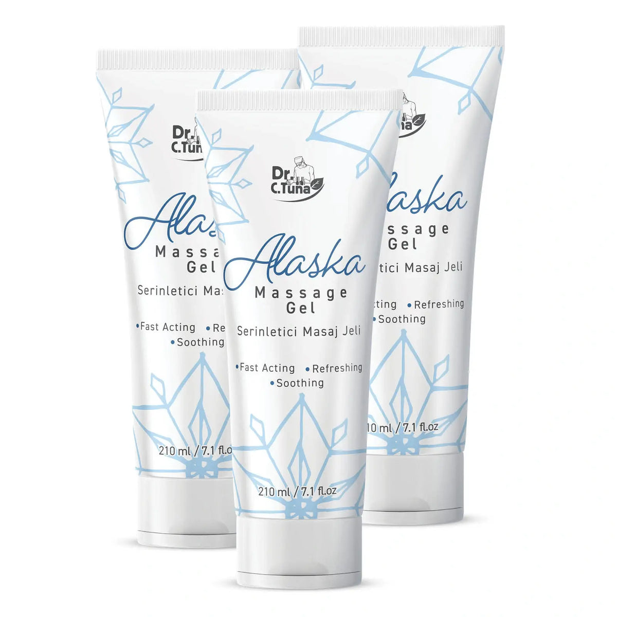 SET 3/1 MASSAGE GEL ALASKA 210 ML DR C TUNA