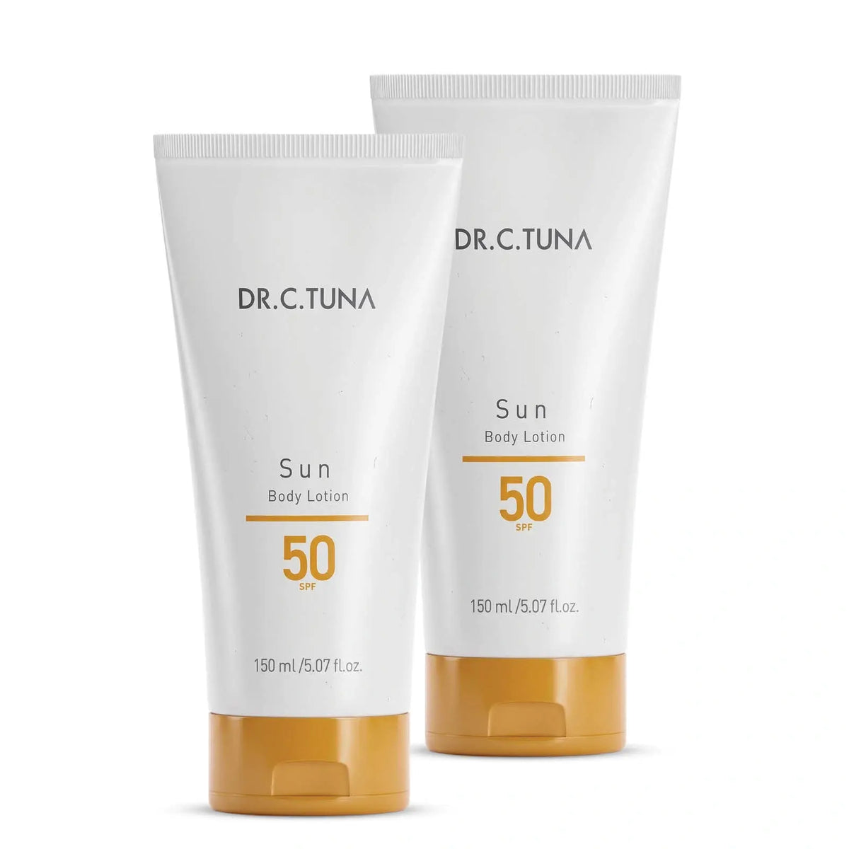 SET 2/1 SUN BODY LOTION 50 SPF 150 ML DR C TUNA