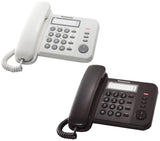 Telefon Panasonic me kabllo KX-TS520FXB i zi
