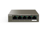 Tenda Switch 5Port TEF1105P-4-63W 10/100Mbps со 4Port PoE
