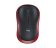 Глушец Logitech Wireless M185 Црвен