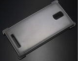 Футрола со проѕирен тврд капак за DOOGEE DG580, бела