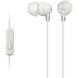 Слушалки Sony MDR-EX15APW со микрофон, бели