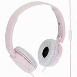 Слушалки Sony MDR-ZX110APP со микрофон розова