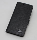 Mbështjellëse me rrota për Xiaomi Redmi 4, e zezë, prej lëkure